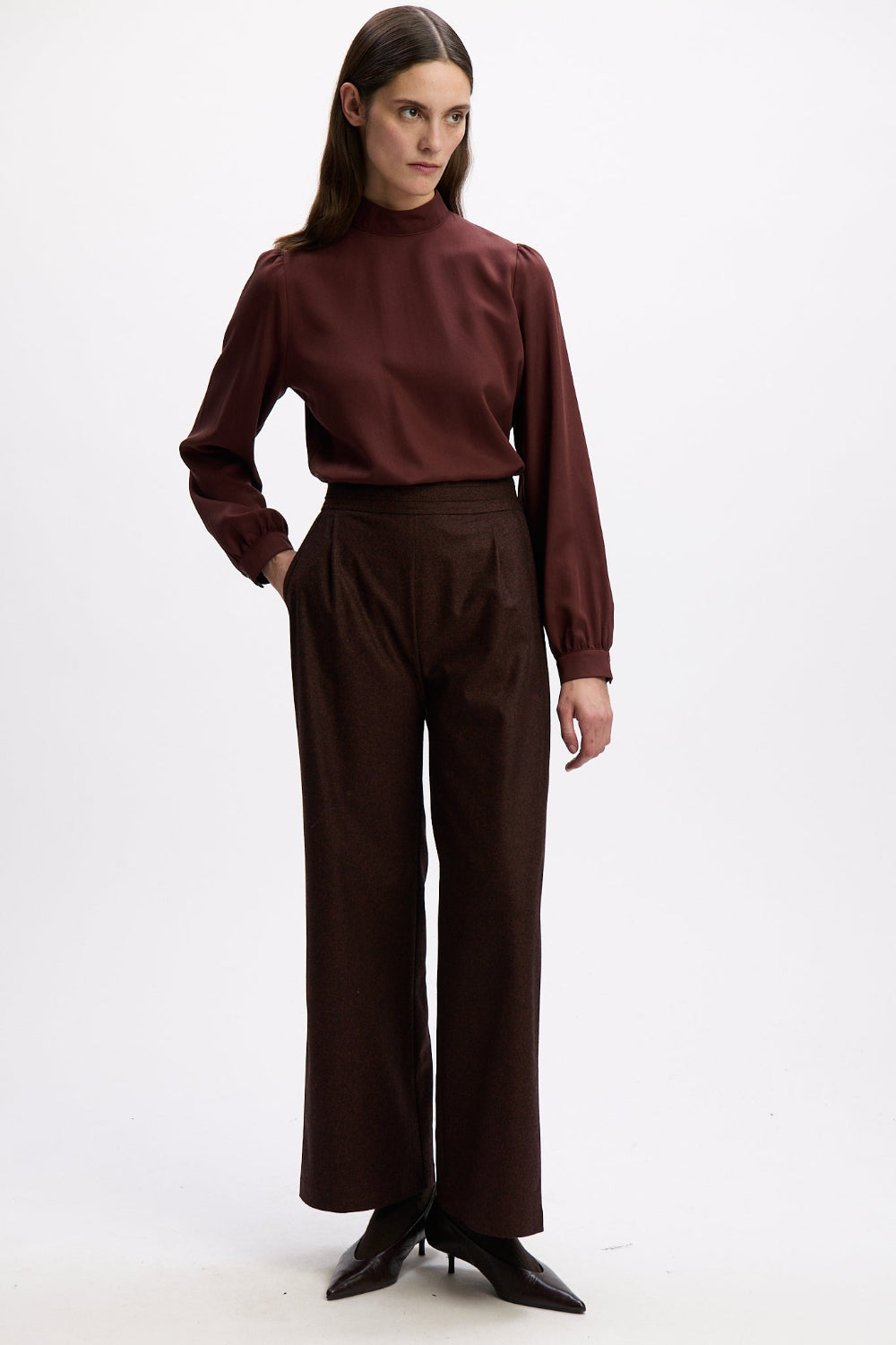 felicitas-damen-hose-halika-wollmischung-mit-falte-2 image 2