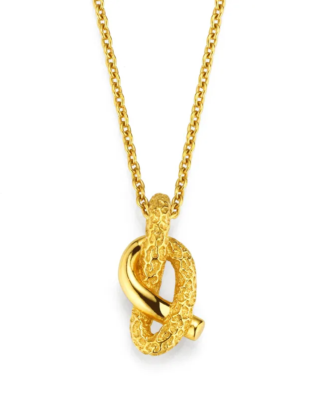 heimatgl-ck-pretzelle-knoten-kette-gold-vermeil image 1