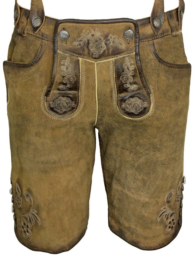 trachtenland-maddox-kurze-damen-lederhose-kreuzberg-mit-tr-gern-antik-eiche image 4