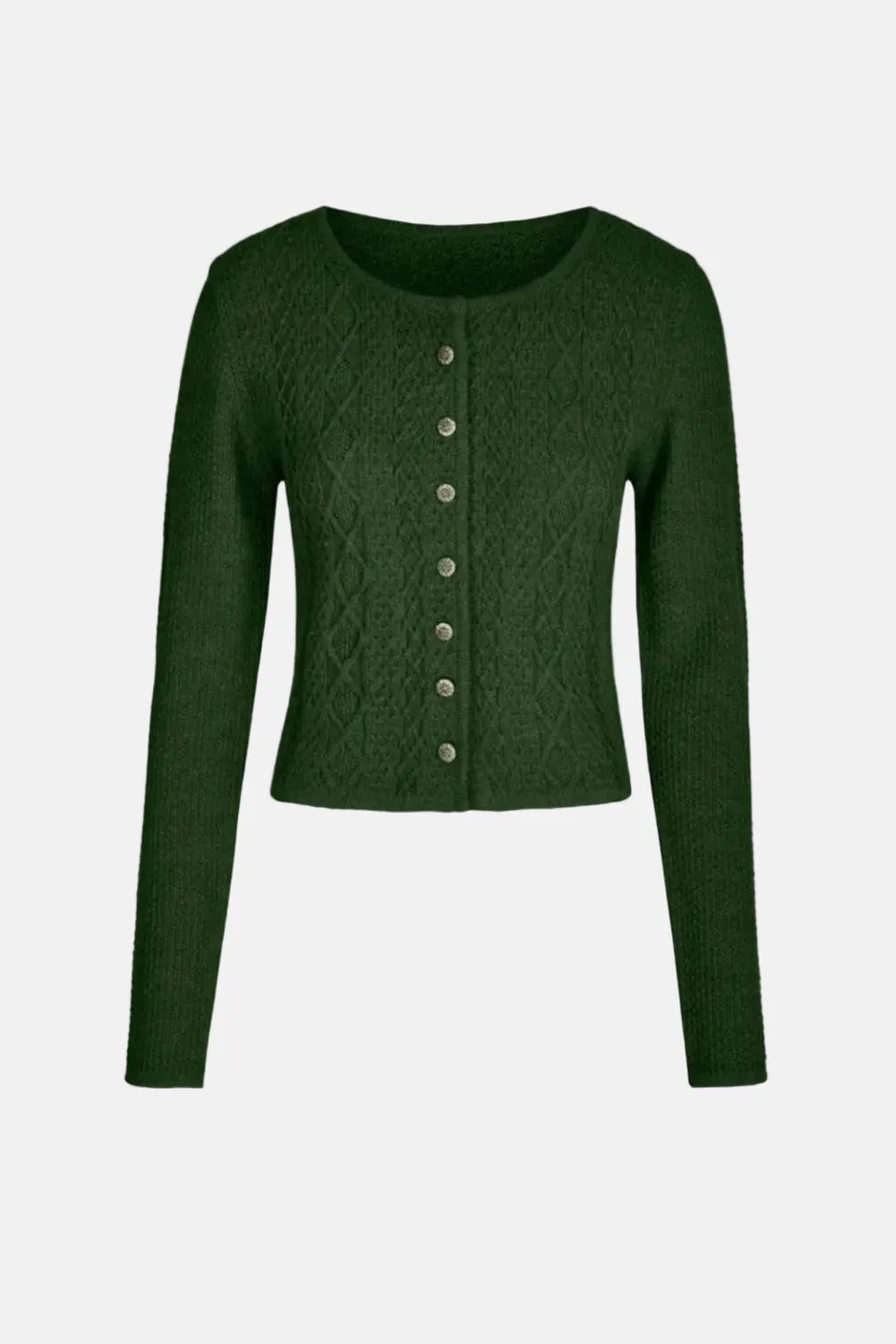 felicitas-damen-strickcardigan-gries-mit-rundhals image 1
