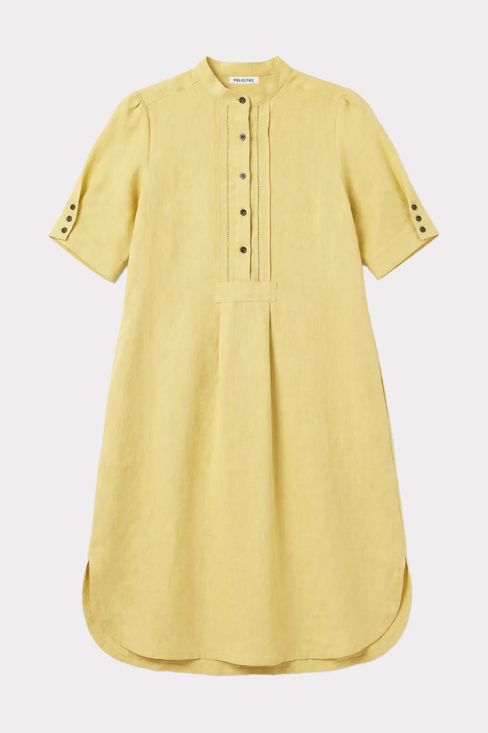 felicitas-damen-kleid-kareen-leinen-viskose-mit-taschen image 1