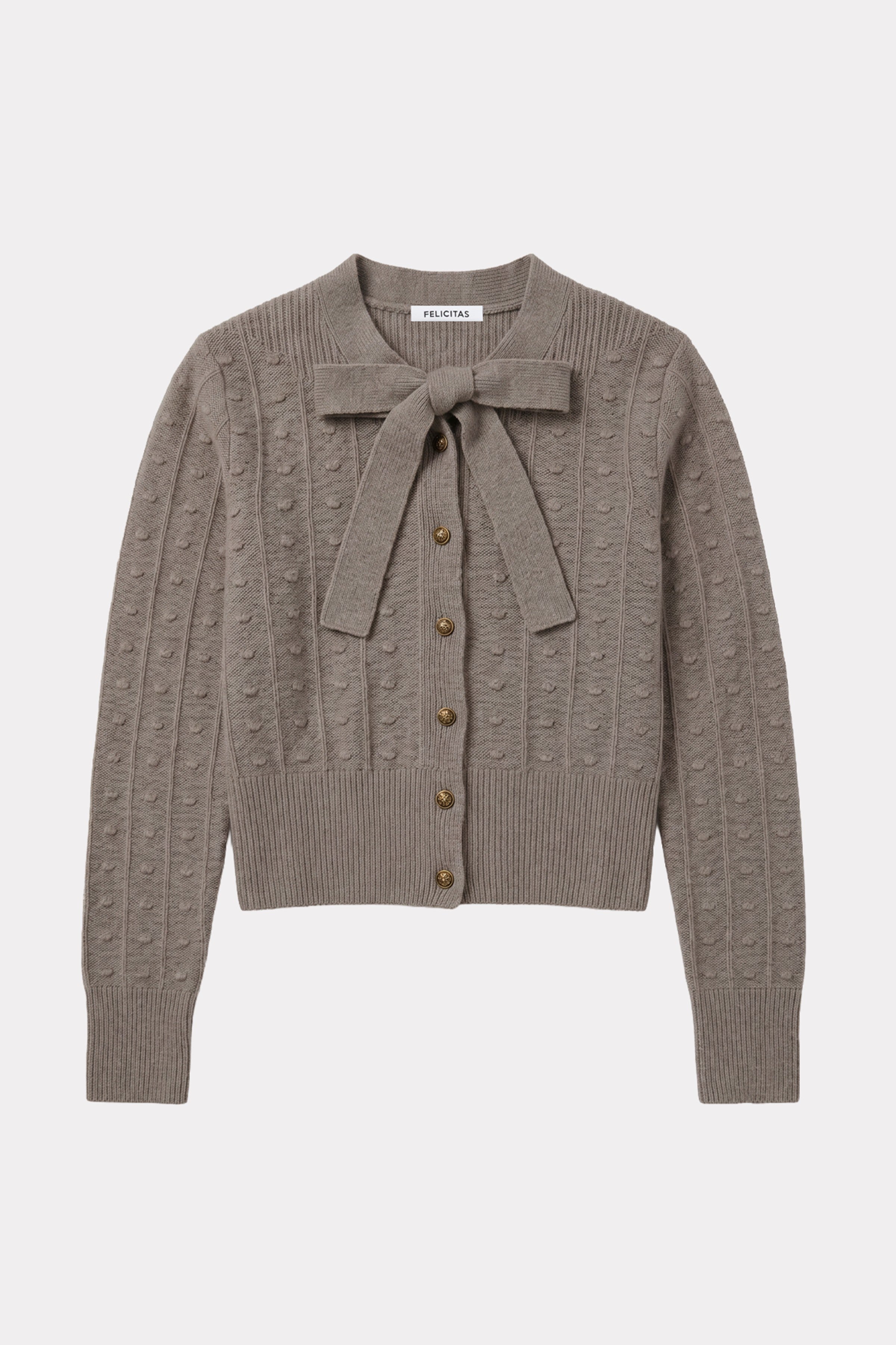 felicitas-damen-strick-cardigan-cordula-woll-kaschmir-schleife image 1