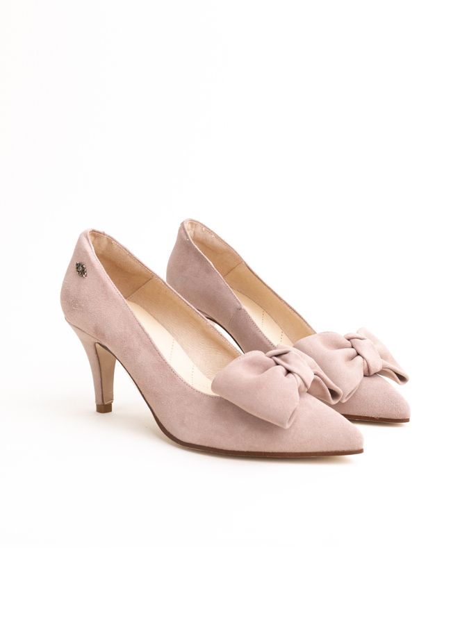 heimatgl-ck-pumps-mara-nude-samtziegenleder-pumps-damen image 1