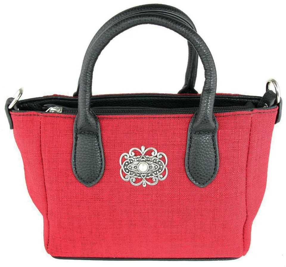 trachtenland-handtasche-katrina-mit-metallapplikation-rot image 1