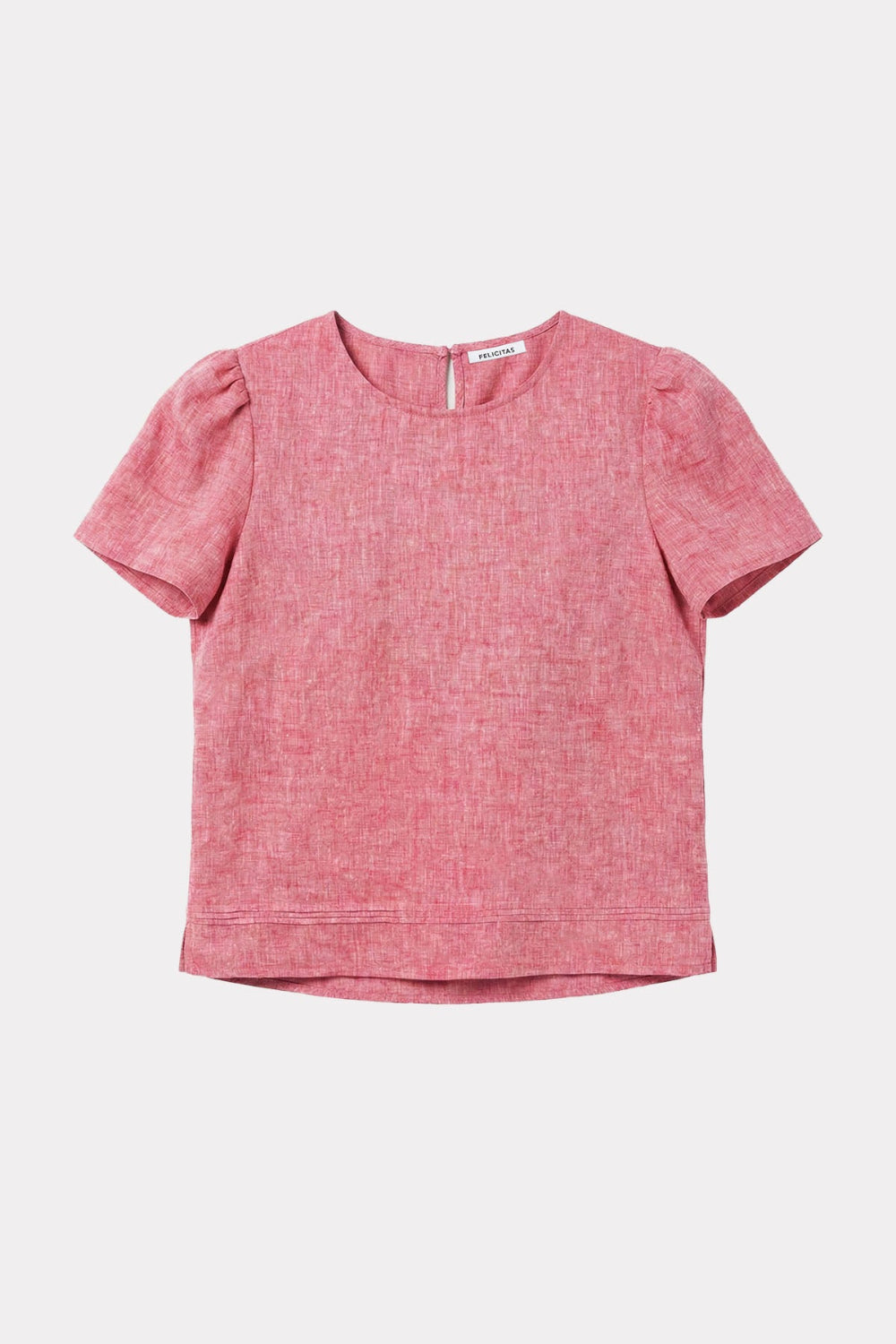 felicitas-bena-damen-bluse-kurzarm-aus-leinen-baumwolle image 1