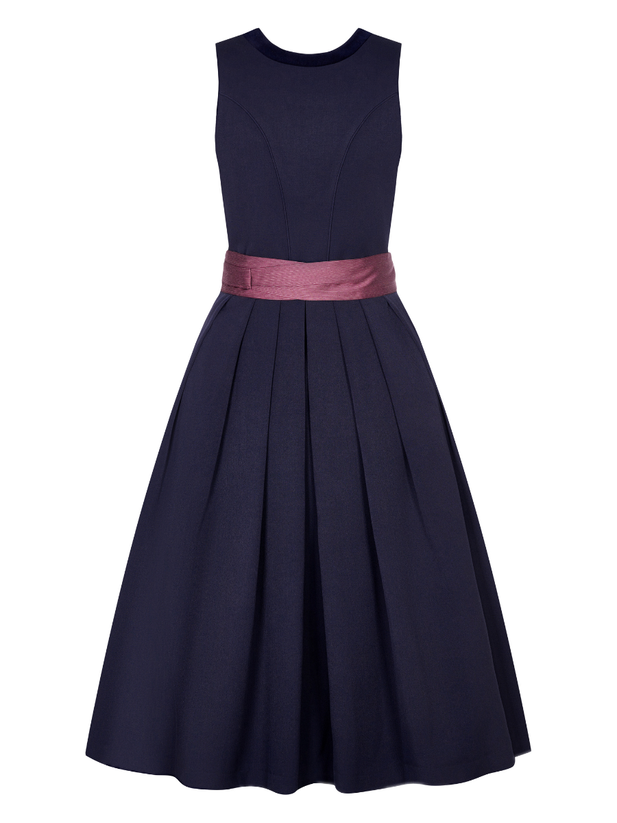 heimatgl-ck-dirndl-marlene-jacquarddirndl-marineblau-mit-beeren-sch-rze image 4