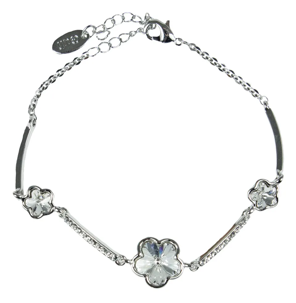 luisia-silbernes-damen-blumen-armband-mit-premium-kristallen image 1
