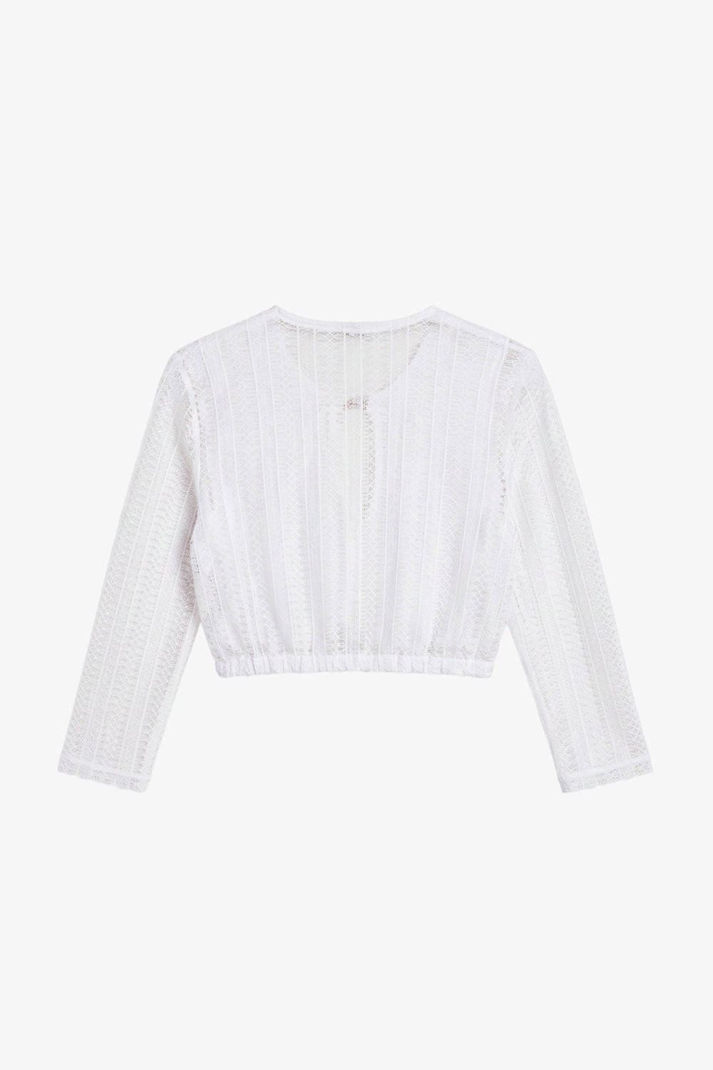felicitas-emily-damen-dirndlbluse-spitze-3-4-arm-v-ausschnitt image 4
