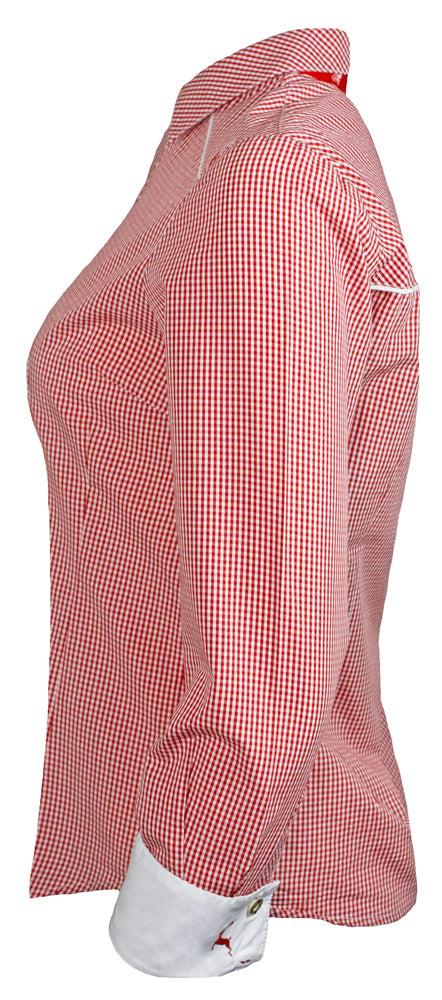 trachtenland-maddox-damen-langarm-trachtenbluse-innsbruck-rot-karo image 5