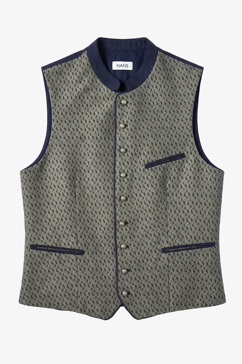 felicitas-herren-weste-wolfi-jacquard-mit-stehkragen image 1