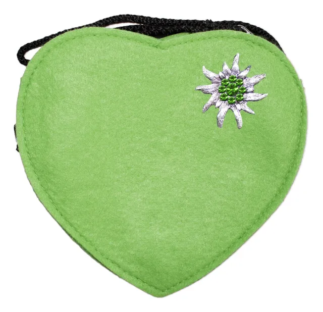 trachtenland-herz-trachten-handtasche-mit-edelwei-hellgr-n image 1