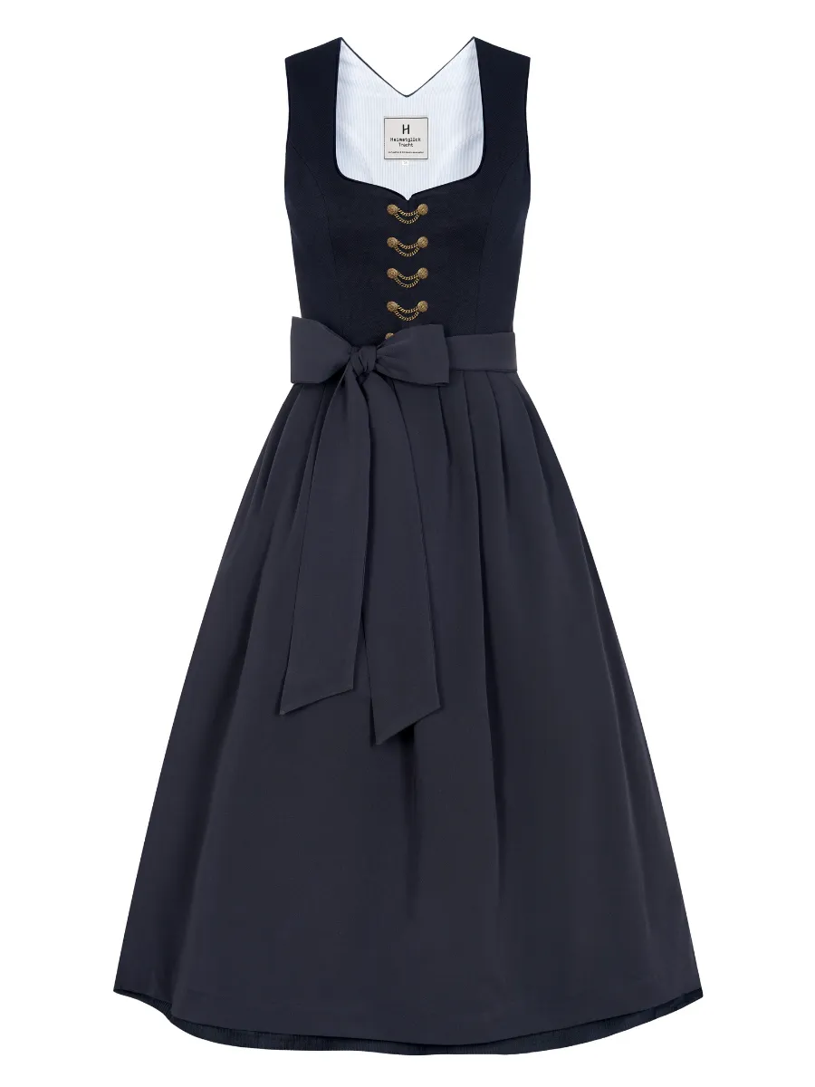 heimatgl-ck-dirndl-leonora-dunkelblau-jacquard-mit-plisseerock image 1