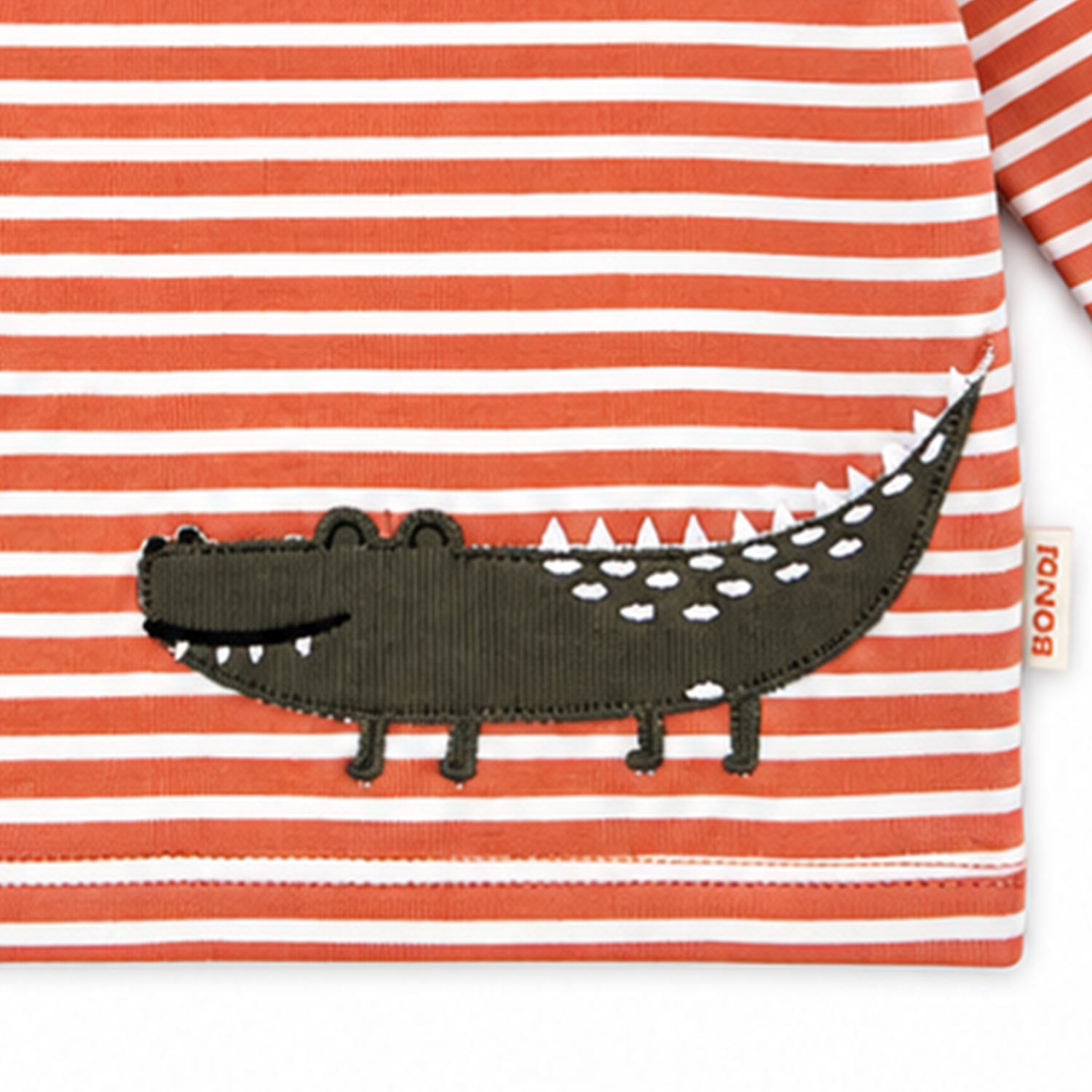 bondi-baby-langarmshirt-safari-93966-stripe-terra-white image 6