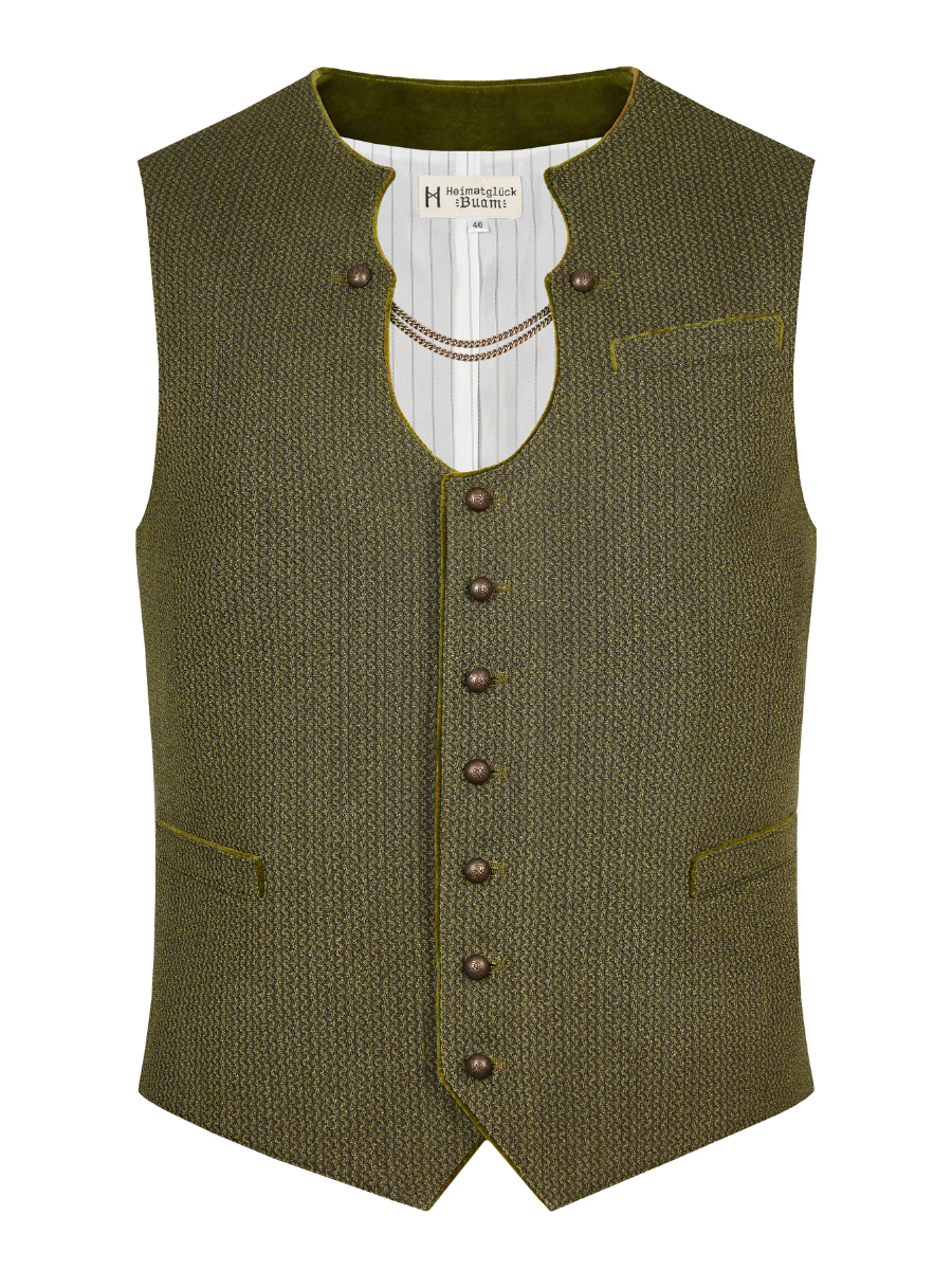 heimatgl-ck-weste-vitus-herren-ketterlweste-oliv-miesbacher-schnitt image 1