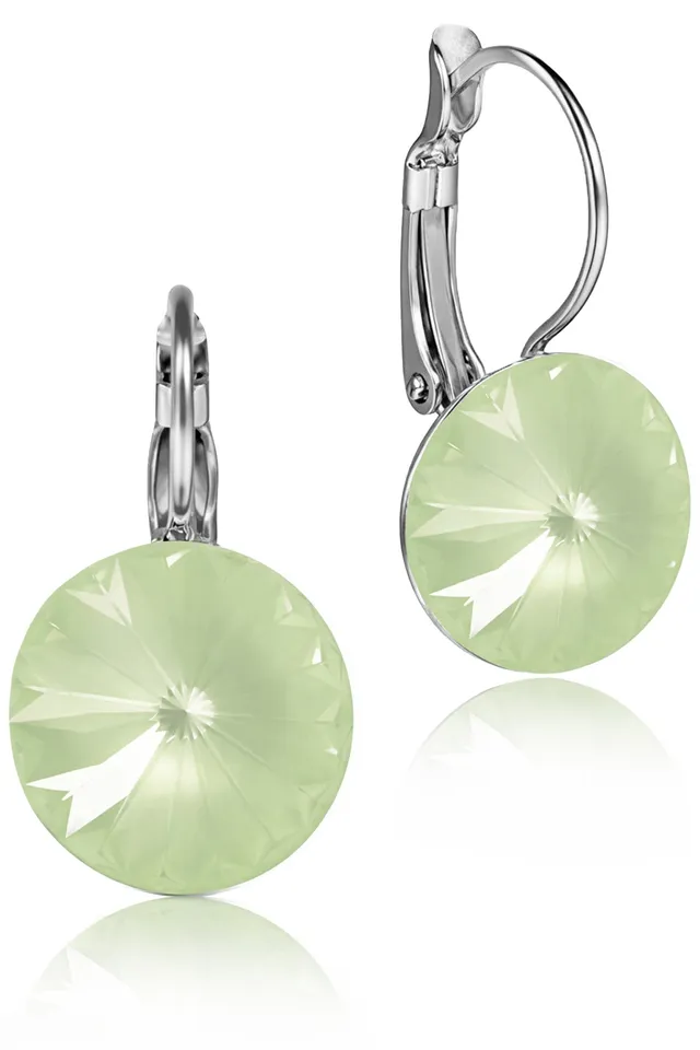 luisia-ohrringe-rivoli-swarovski-kristalle-14-mm-matt-agave image 1