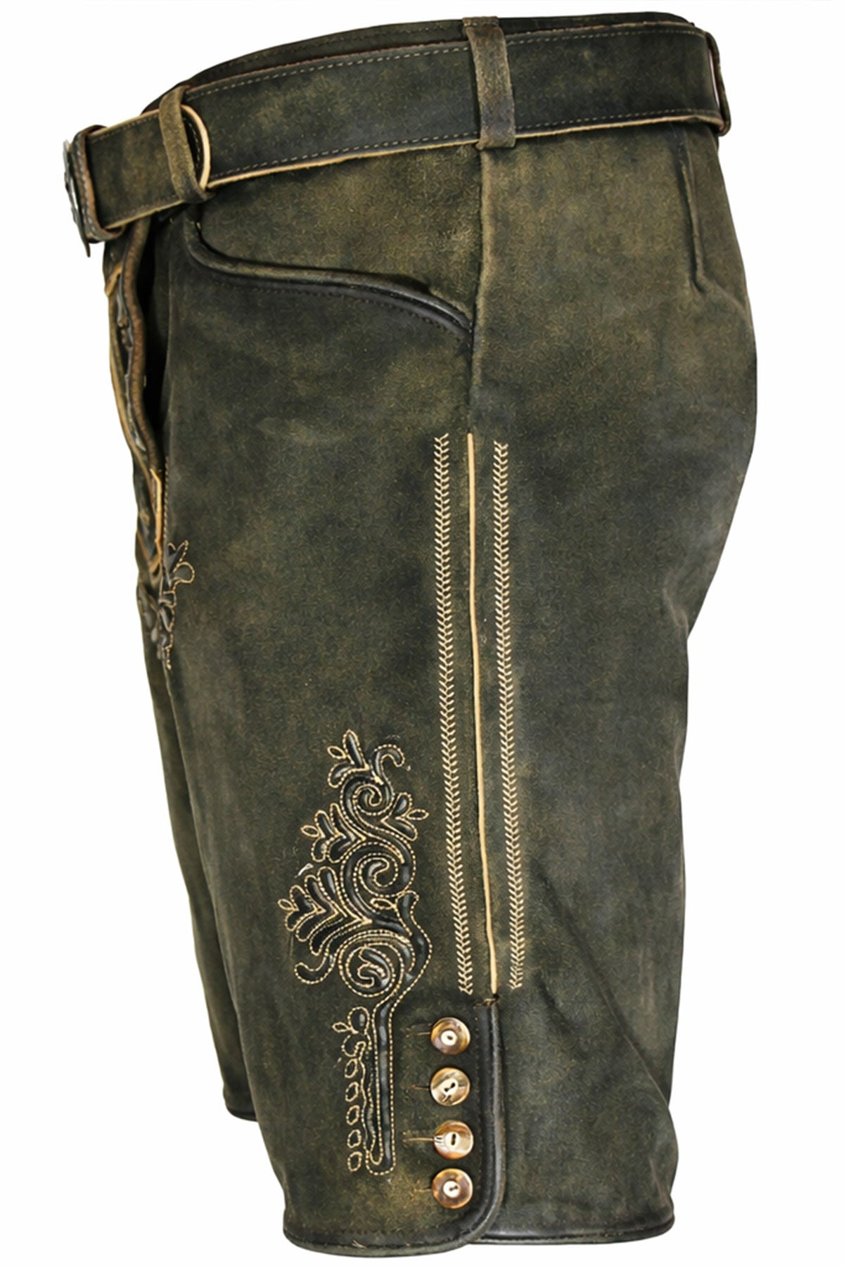trachtenland-maddox-kurze-herren-lederhose-ronn-mit-g-rtel-antik-moor image 4