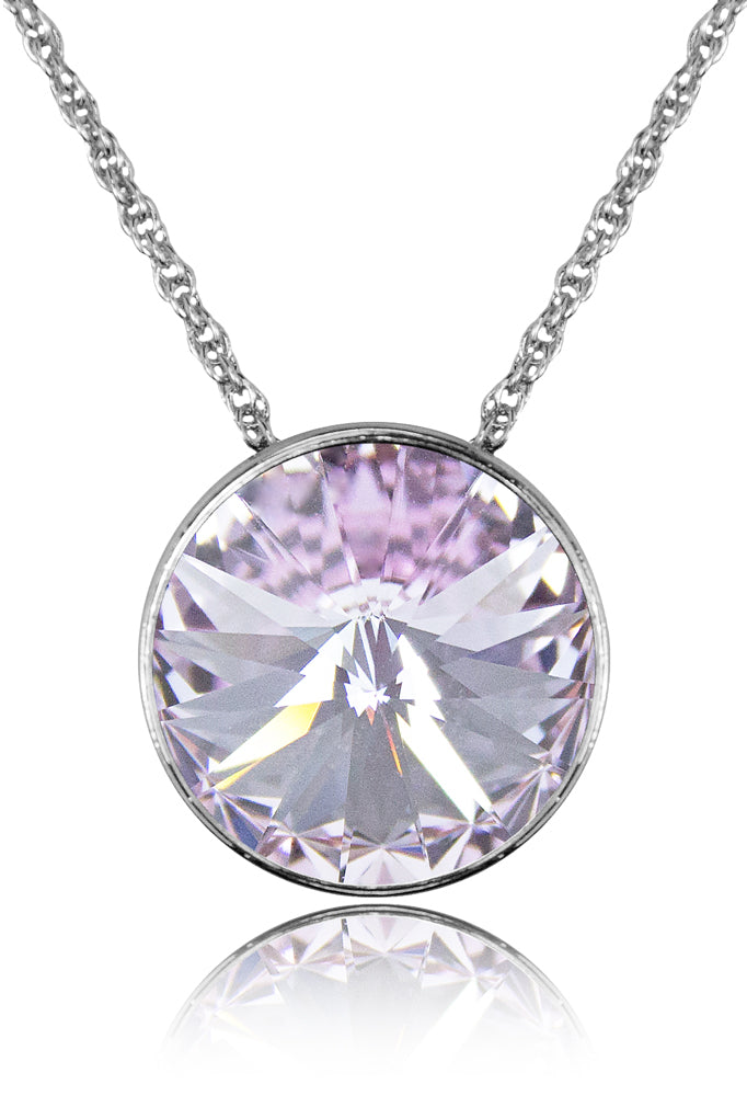 luisia-halskette-sinja-mit-premium-kristall-14-mm-silber-violet image 1