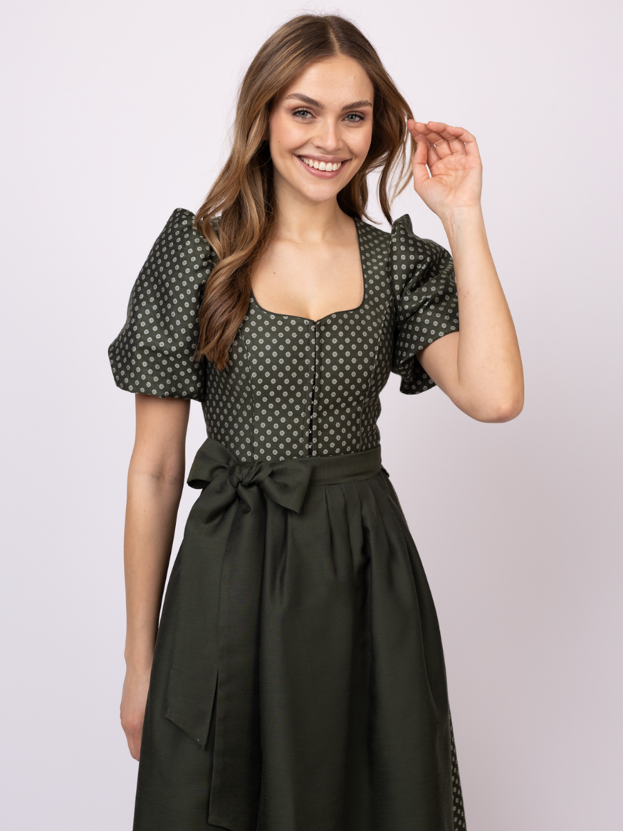 heimatgl-ck-dirndl-maria-oliv-damen-rmeldirndl-jacquard image 5