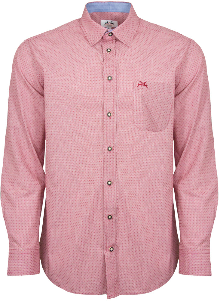 maddox-trachtenhemd-milo-slimfit-kentkragen-rot-40 image 1