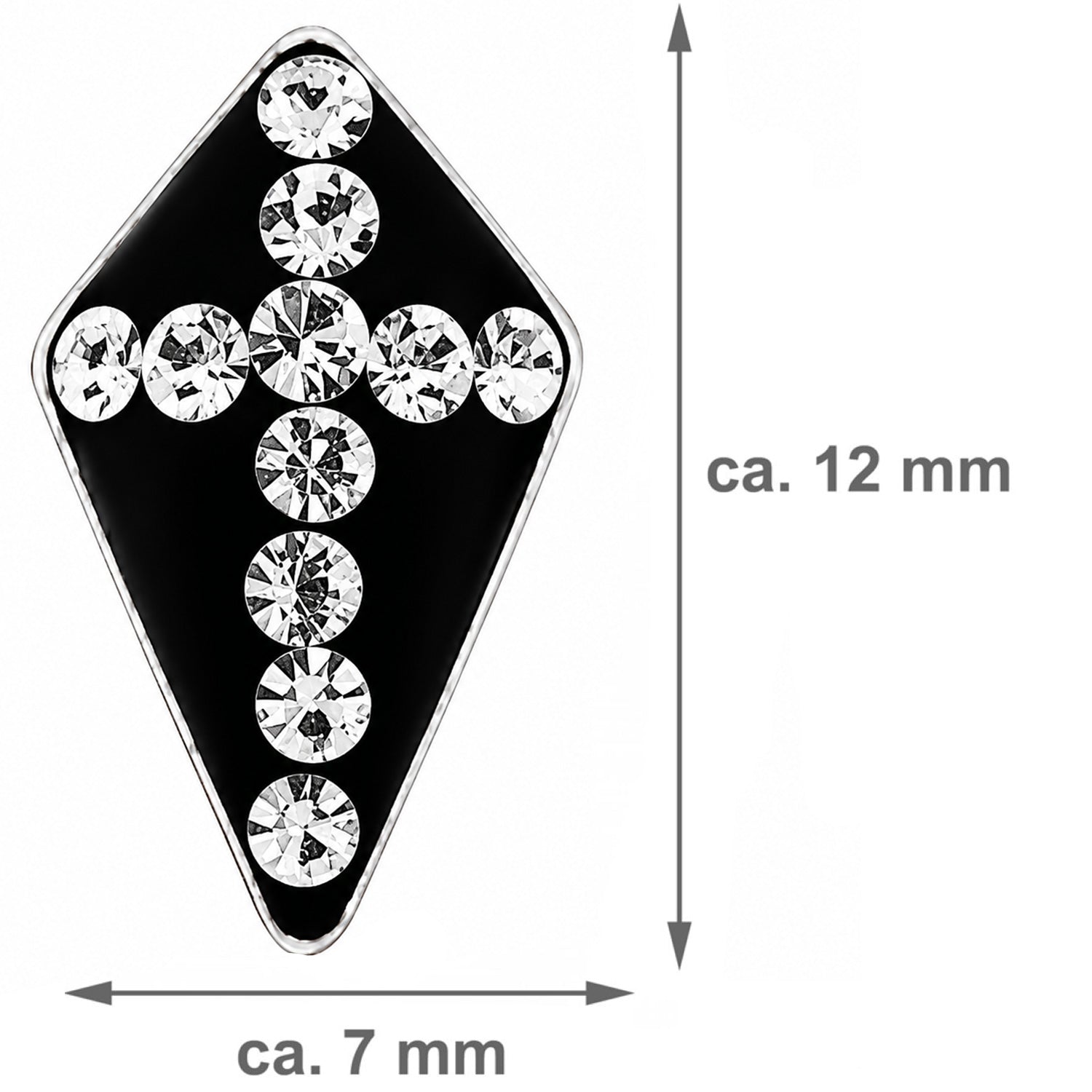 trachtenland-luisia-ohrringe-kreuz-swarovski-925-silber-schwarz image 3
