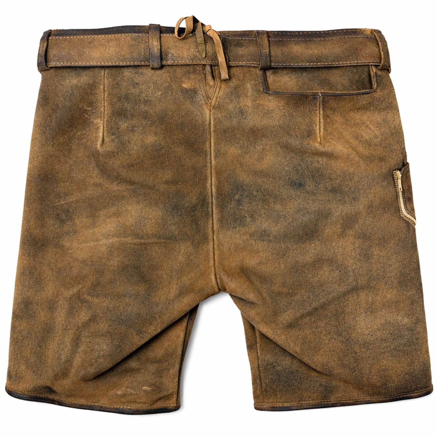 maddox-kurze-lederhose-rolli-mit-g-rtel-antik-zirbe-echtleder image 3
