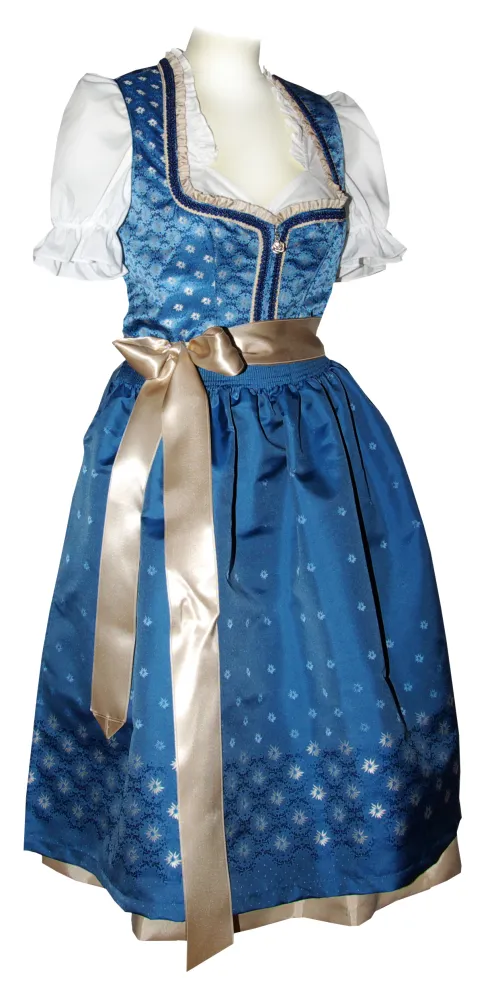 trachten-benkert-luise-dirndl-blau-creme image 1