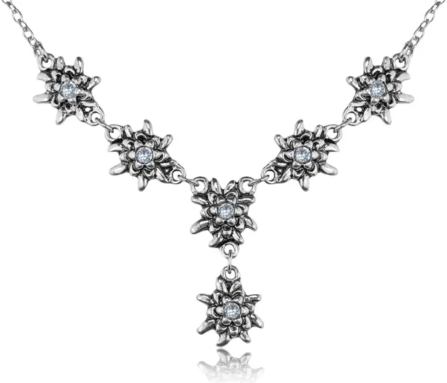trachtenland-luisia-edelwei-collier-emilia-mit-premium-kristallen-light-saphir-h image 1