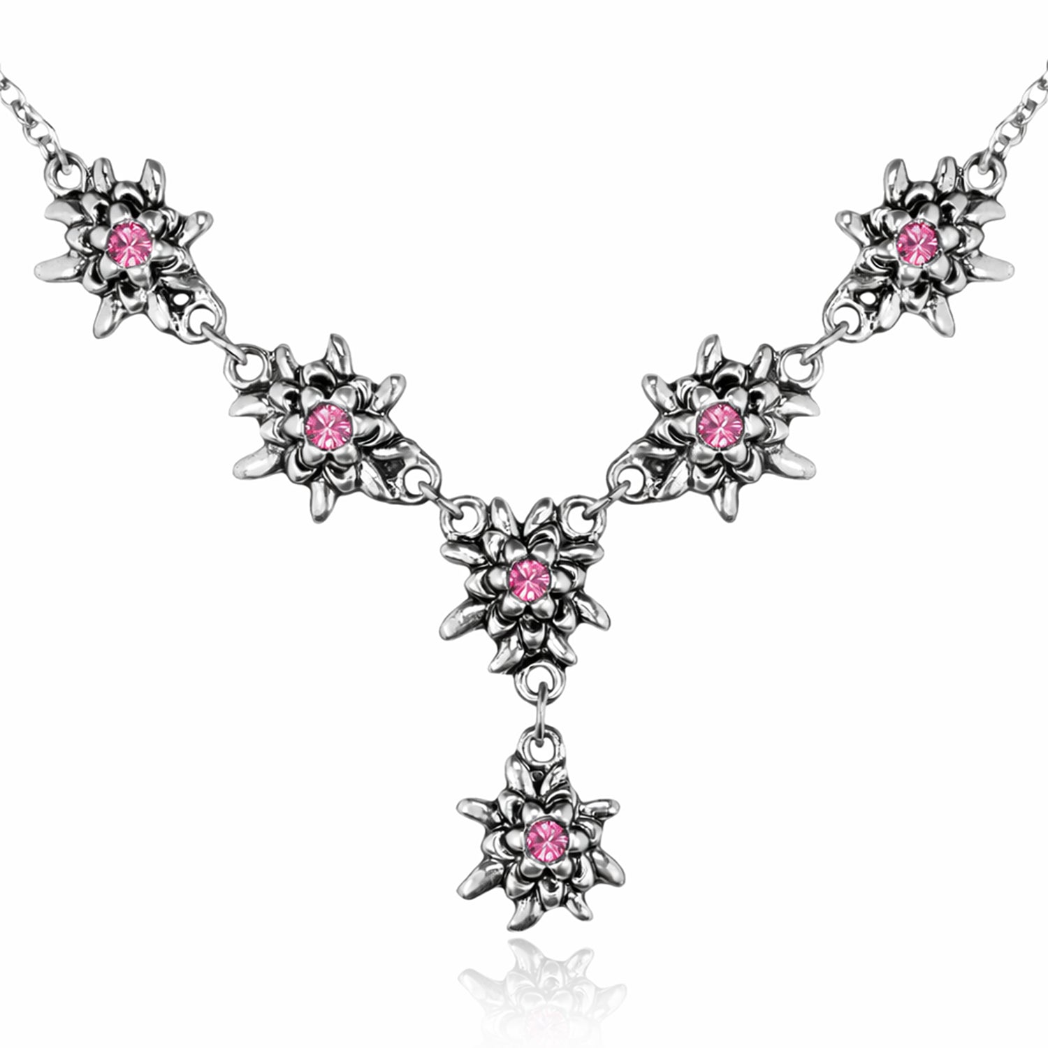 luisia-edelwei-collier-emilia-light-ros-rose-trachtenkette image 1
