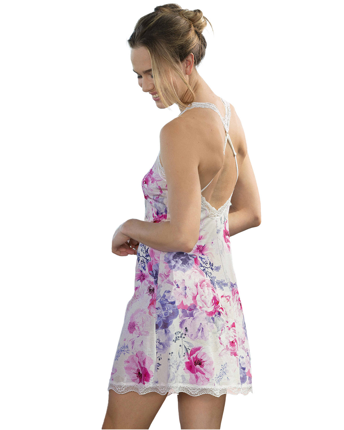 trachtenland-nina-von-c-neglig-hemdrock-flower-90cm-mehrfarbig image 2