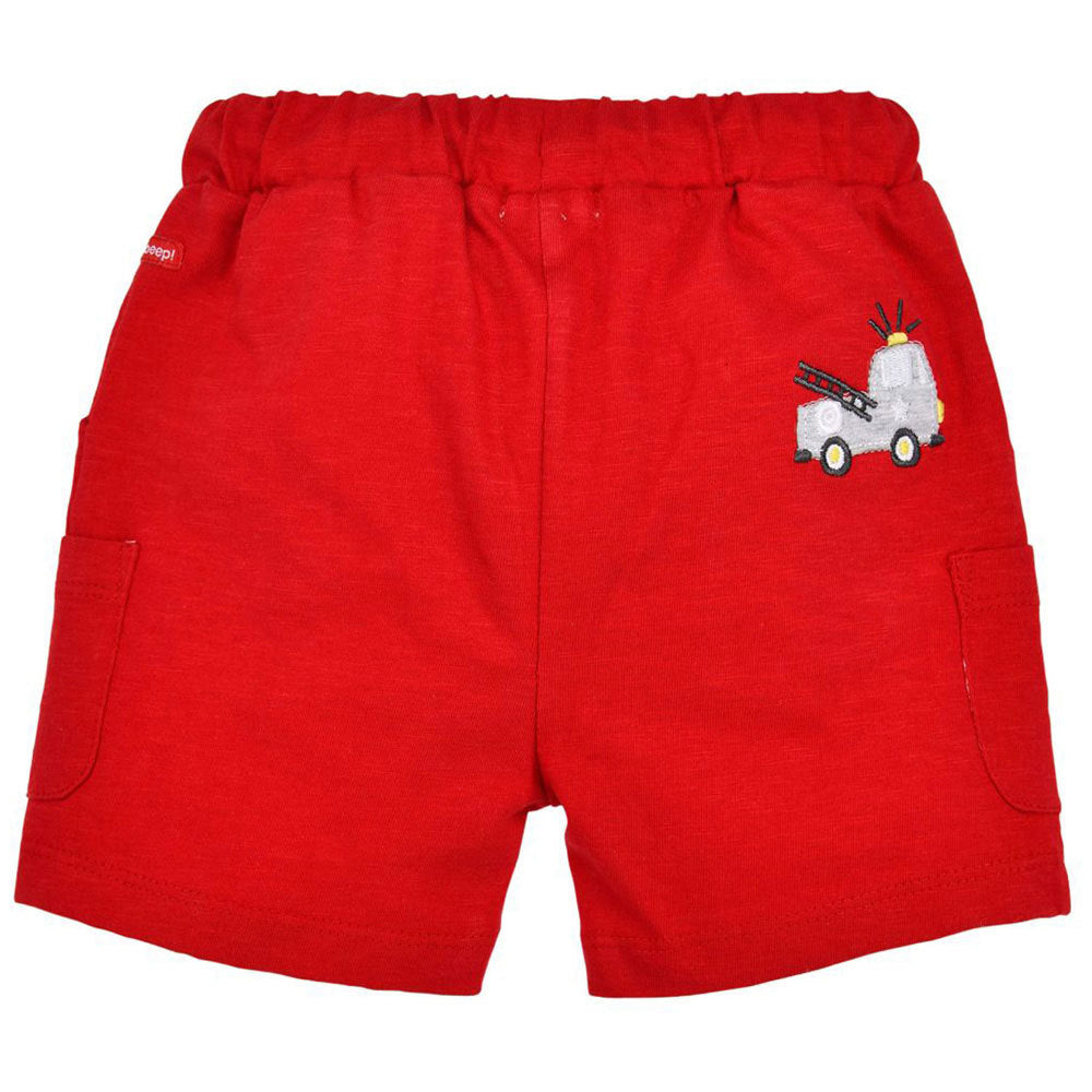 bondi-baby-jungen-shorts-rescue-team-91484-rot-feuerwehr image 3