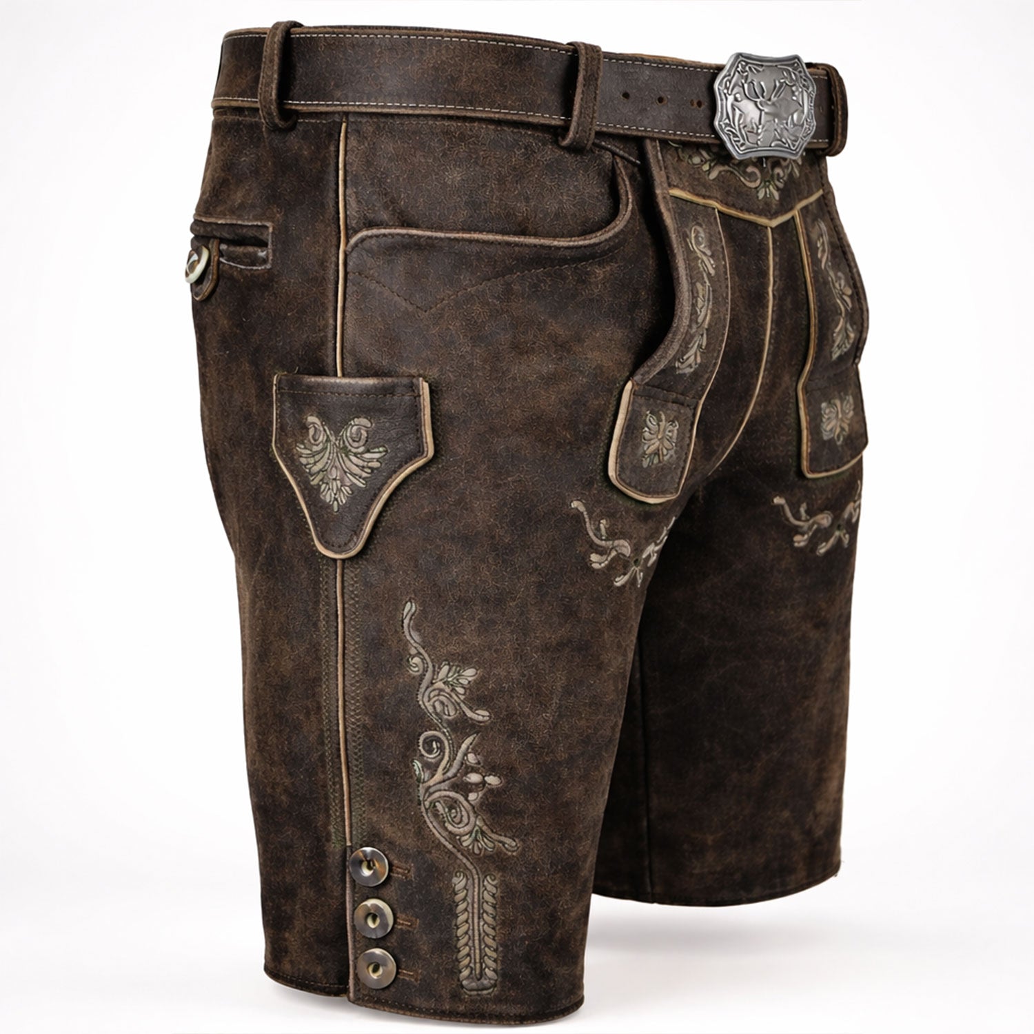 trachtenland-maddox-kurze-herren-lederhose-amberg-mit-g-rtel-nappalan-humus image 4