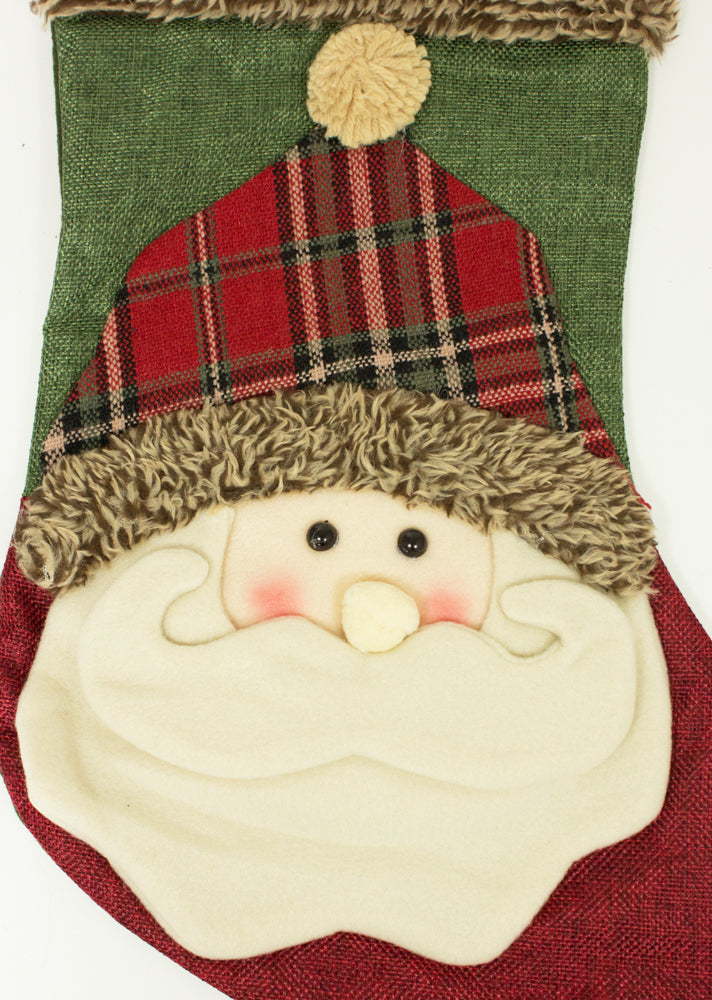 xl-nikolaus-stiefel-weihnachtsstrumpf-45-cm-3d-weihnachtsmann-santa image 2