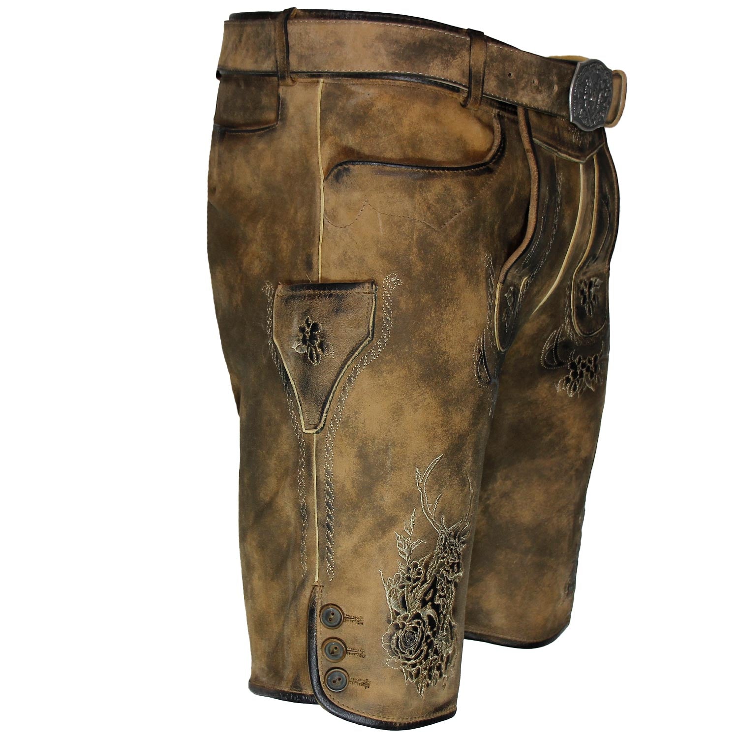 maddox-kurze-herren-lederhose-brienz-mit-g-rtel-nappato-camel image 3