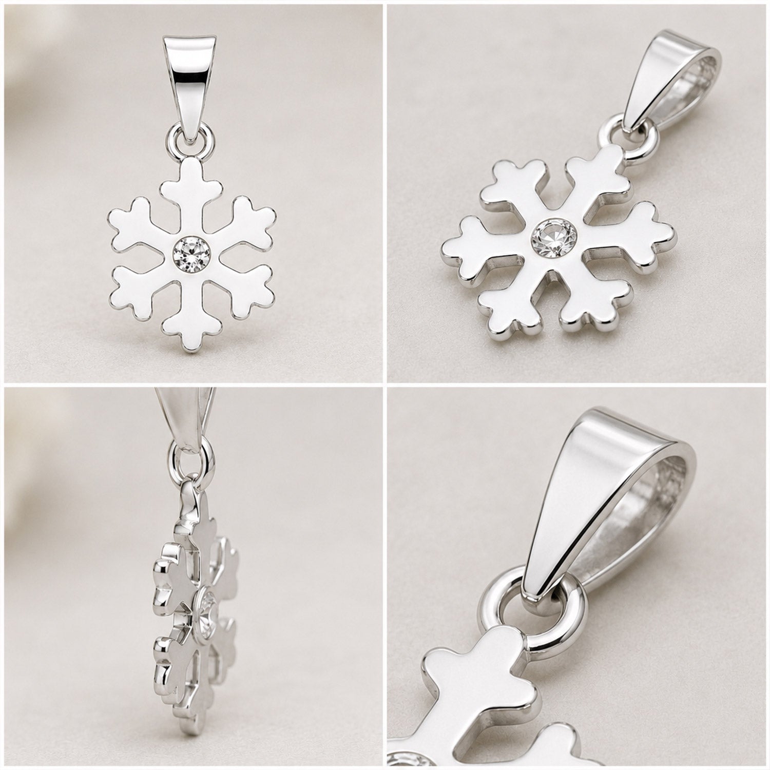 trachtenland-luisia-kettenanh-nger-schneeflocke-mit-swarovski-kristall-925-sterl image 3