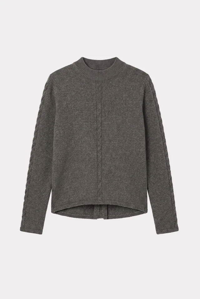 felicitas-palina-damen-strickpullover-zopfmuster-rundhals-wolle image 1