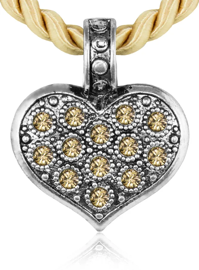 trachtenland-luisia-kordel-collier-enya-herzanh-nger-gold image 1