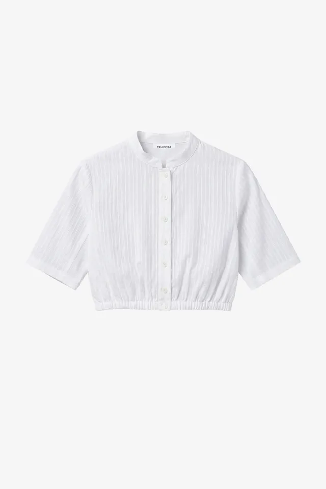felicitas-gordana-damen-dirndlbluse-kurzarm-gestreift image 1