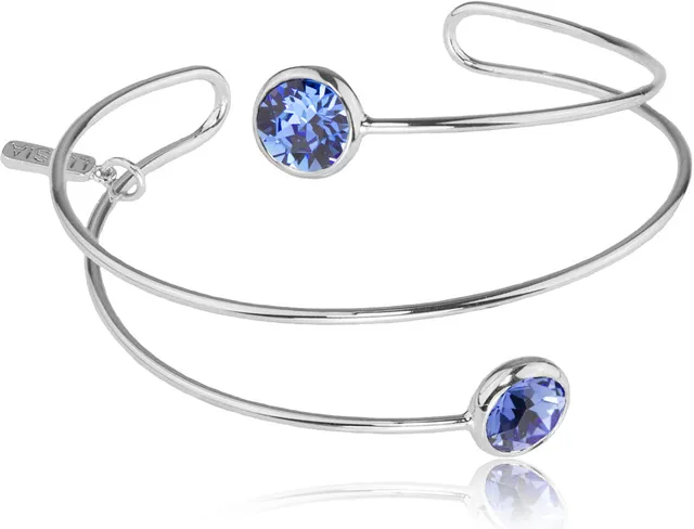 trachtenland-luisia-spiral-armreif-fjella-silber-sapphire image 1