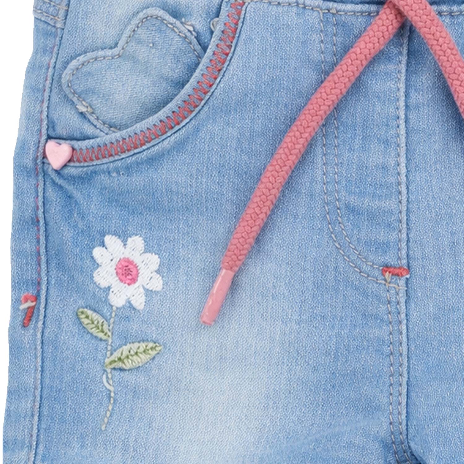 bondi-baby-m-dchen-jeans-bermuda-flower-86886-blue-denim image 5