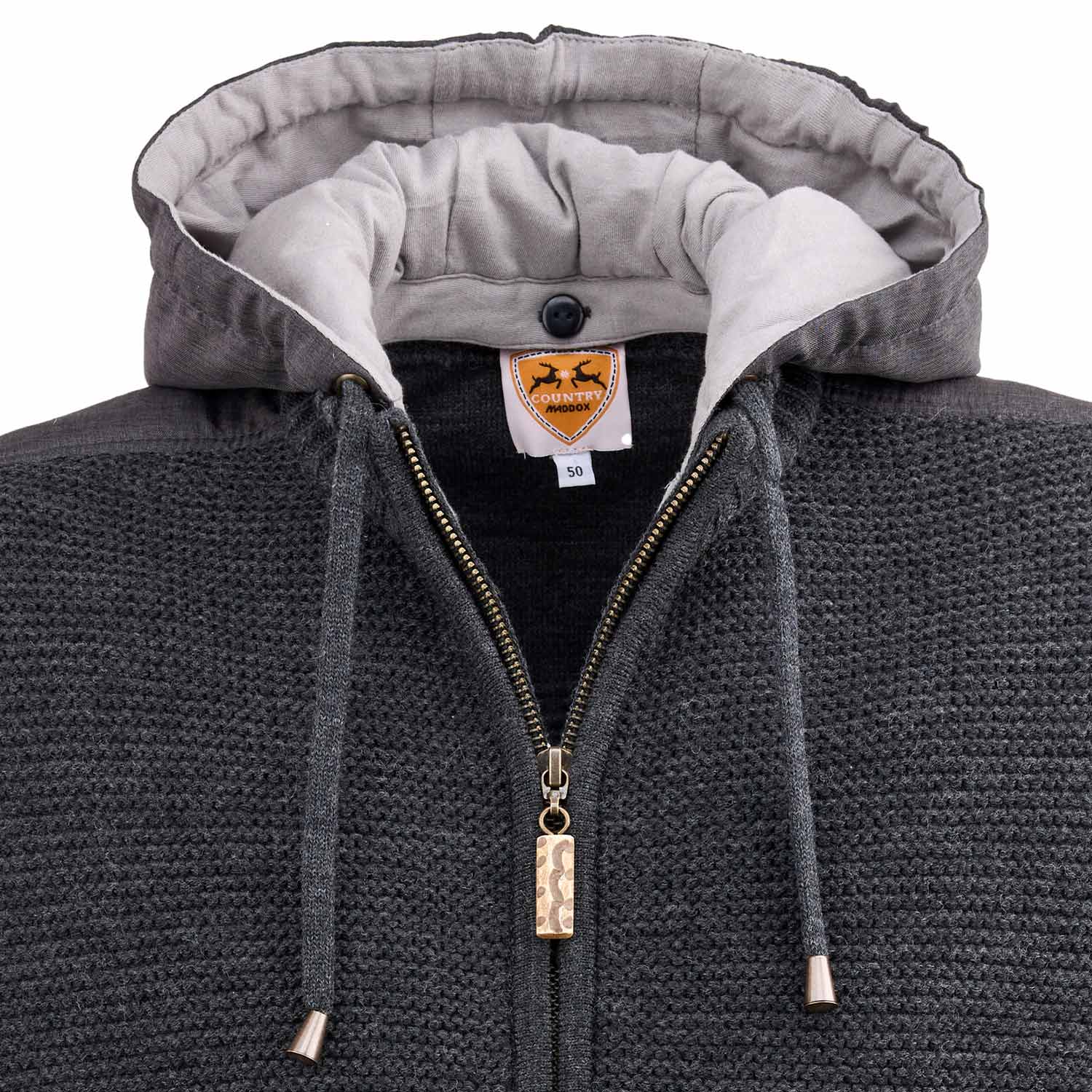 trachtenland-maddox-herren-trachten-strickjacke-bruneck-mit-kapuze-anthrazit image 4