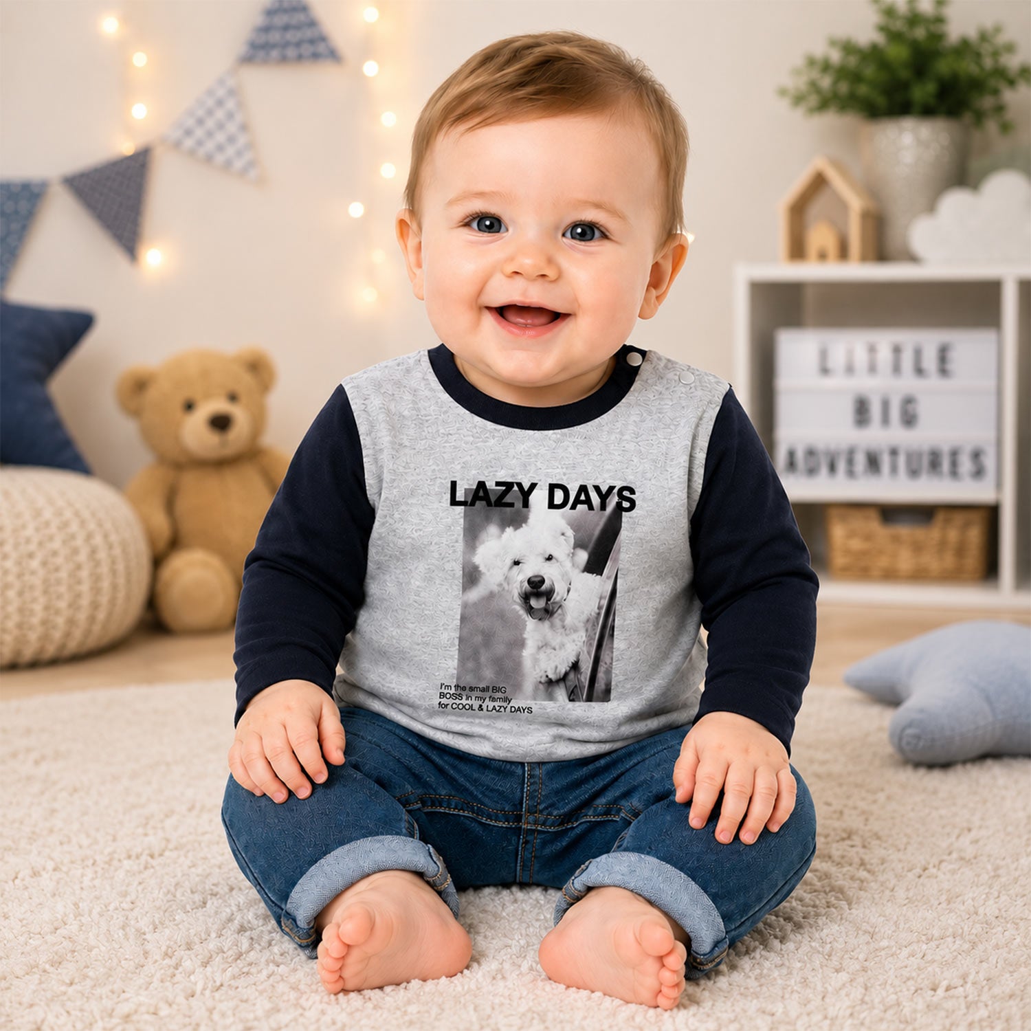bondi-jungen-langarmshirt-lazy-days-91562-grey-melange image 3
