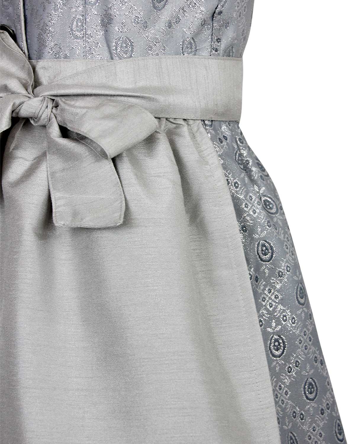 maddox-kinder-dirndl-gabriella-3-tlg-silber-glitzer-mit-bluse image 6