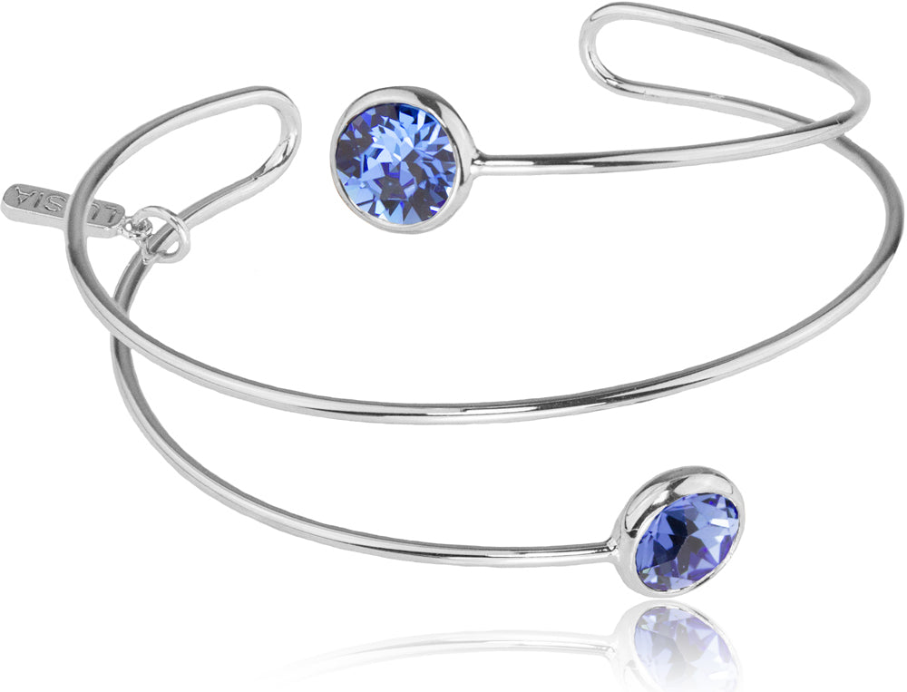 trachtenland-luisia-spiral-armreif-fjella-silber-sapphire image 1