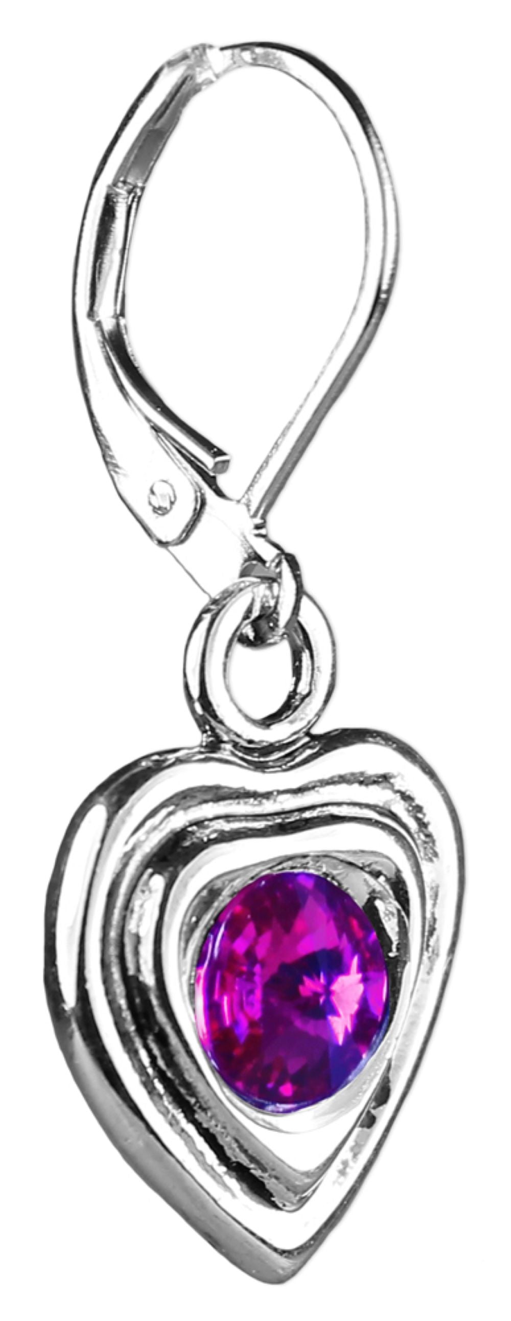 luisia-ohrringe-lisanne-herzanh-nger-mit-premium-kristallen-pink image 3