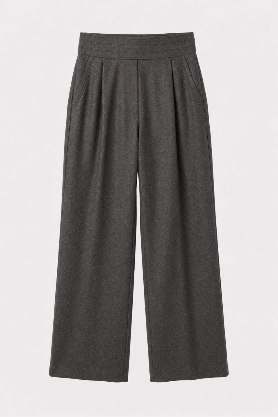 felicitas-damen-hose-halika-wollmischung-mit-falte image 1