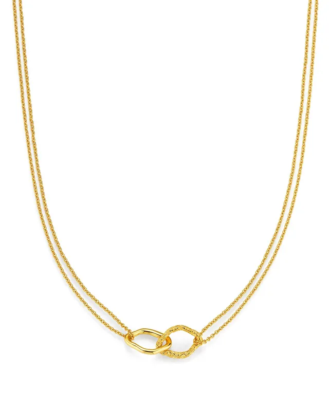 heimatgl-ck-double-ring-necklace-lilly-gold-halskette image 1