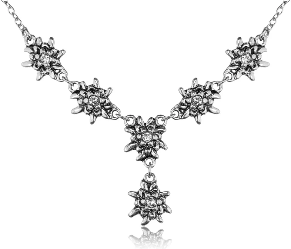 trachtenland-luisia-edelwei-collier-emilia-premium-kristall-crystal image 1