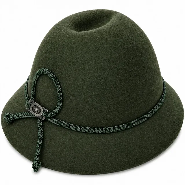 isar-trachten-kinder-trachtenhut-mit-zierband-60102-dunkelgr-n image 1