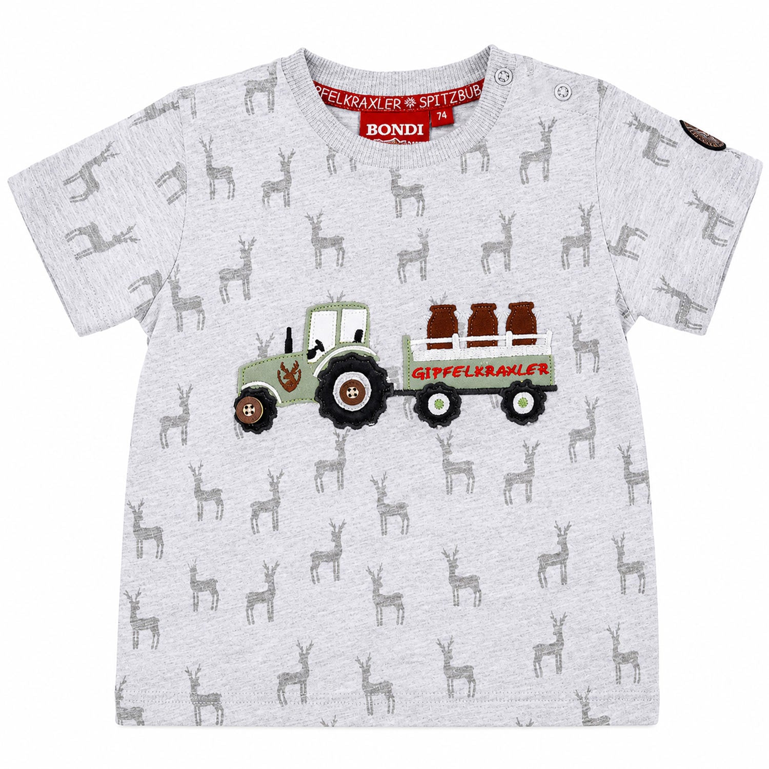 trachtenland-bondi-jungen-t-shirt-traktor-91630-grey-melange image 1
