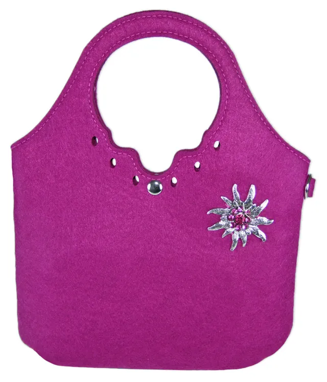trachtenland-trachten-handtasche-shopper-mit-edelwei-beere image 1